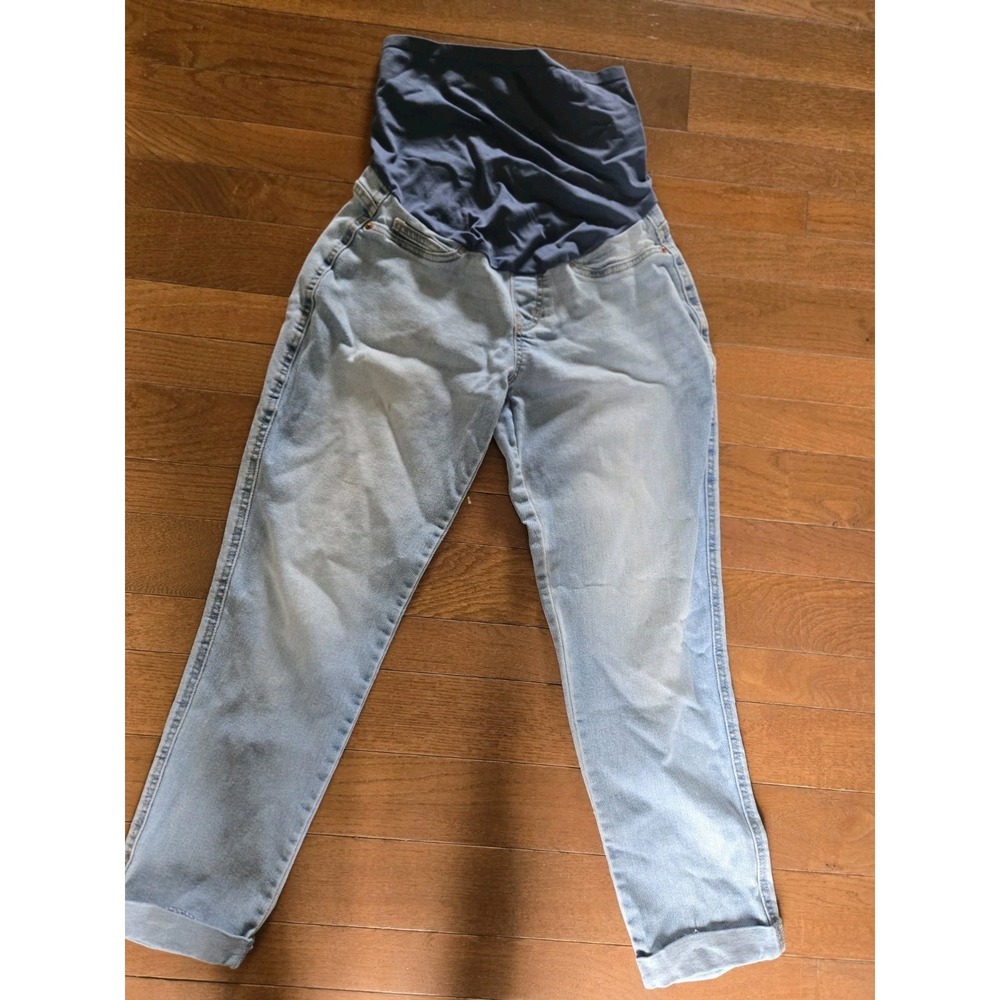 Levi's signature maternity boyfriend jeans size Small blue